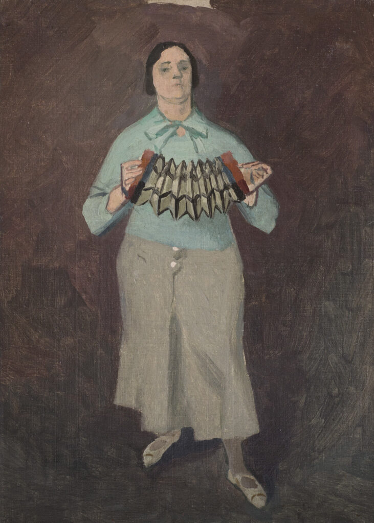 Evelyn Dunbar - Accordian Player