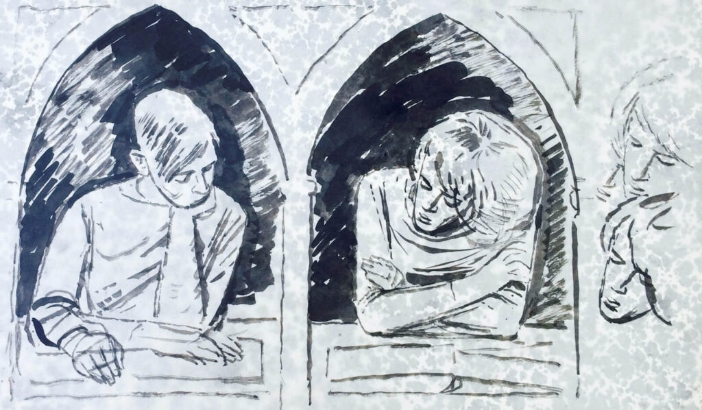 Evelyn Dunbar - Design for a Christmas Card