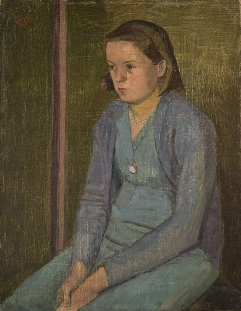 Evelyn Dunbar - Portrait of Ida Shepherd