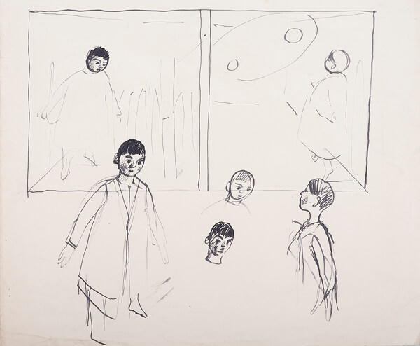 Evelyn Dunbar - Preliminary sketches for Josephs Dream