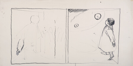 Evelyn Dunbar - Preliminary study for the diptych Joseph's Dream