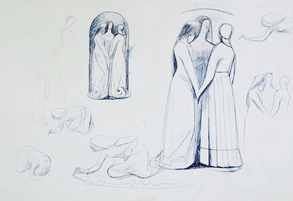 Evelyn Dunbar - Sketches for Faith