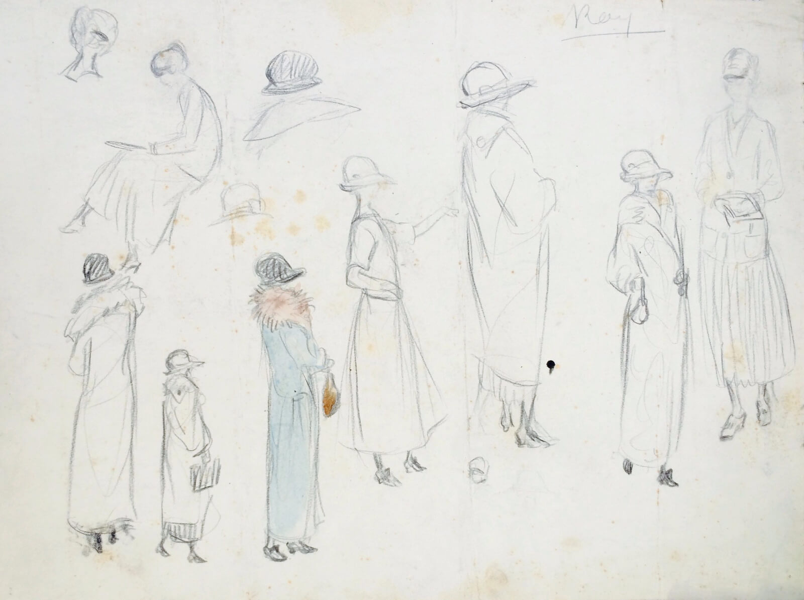 Studies for women’s fashions, c.1925 - Modern British Art Gallery