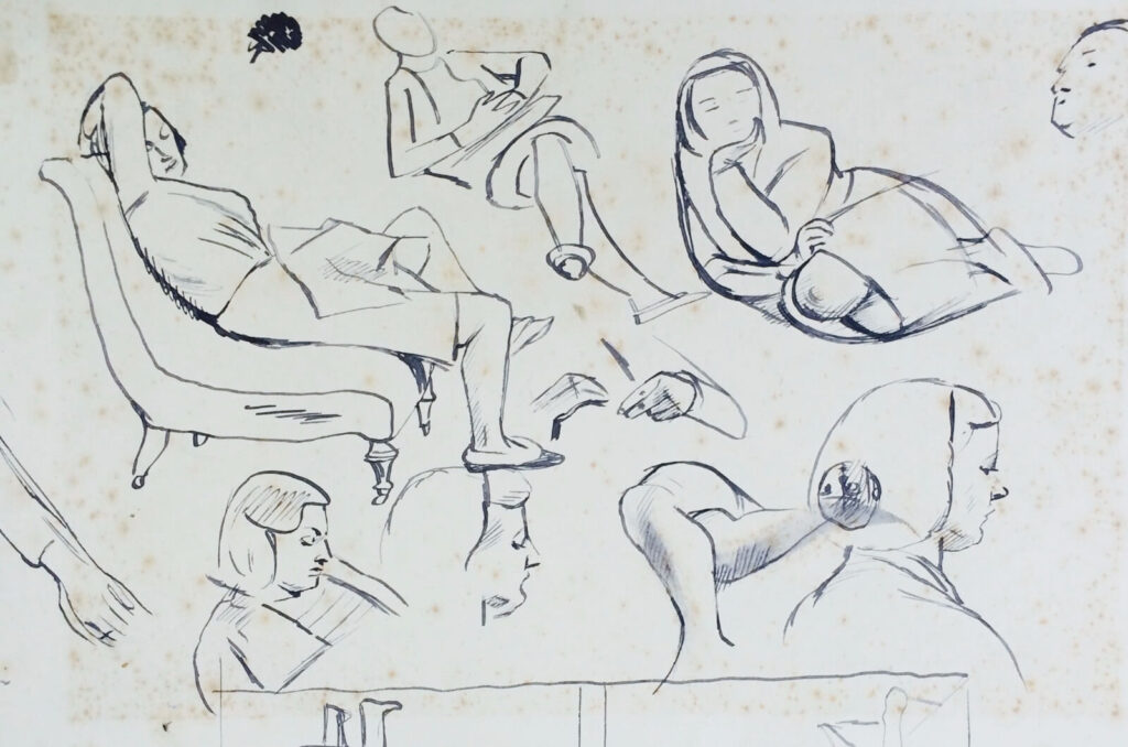 Evelyn Dunbar - Studies of a young woman