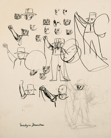 Evelyn Dunbar - Study for July