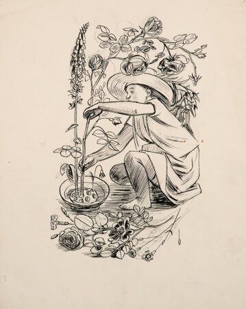 Evelyn Dunbar - Study for June