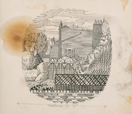 Evelyn Dunbar - Study for vignette on page 59 on Gardener's Choice