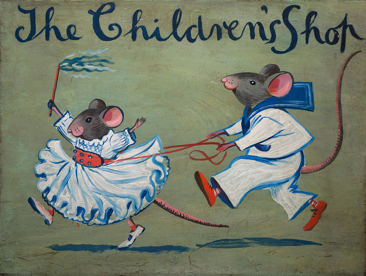 Evelyn Dunbar - The Childrens Shop: mice (recto)