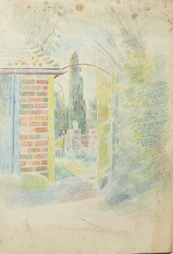 Evelyn Dunbar - The garden of The Elms