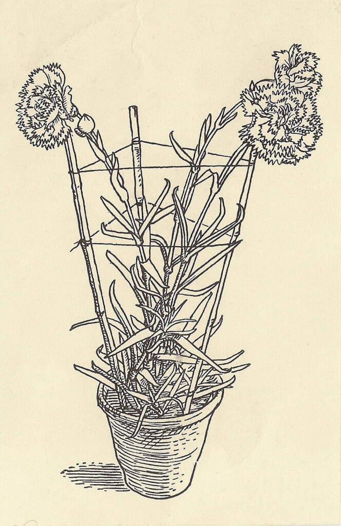 Evelyn Dunbar and Charles Mahoney - Design for left title page