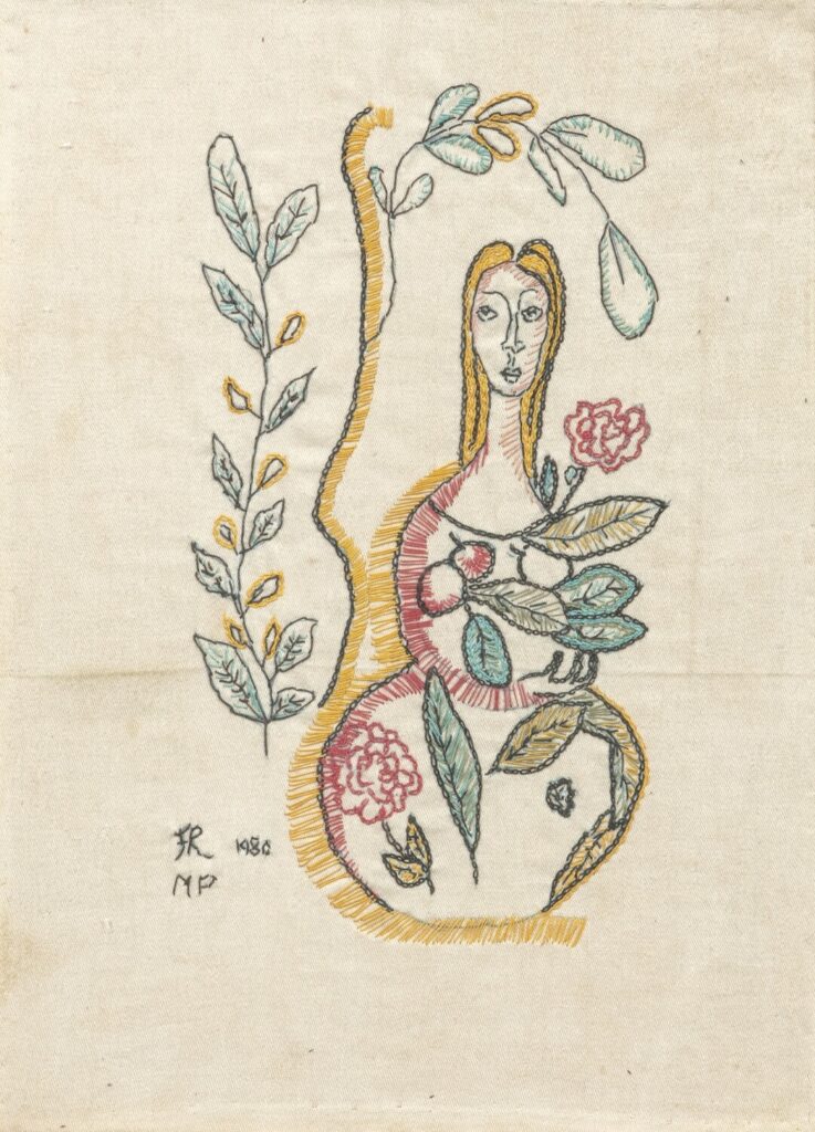 Frances Richards - Woman with Flowers