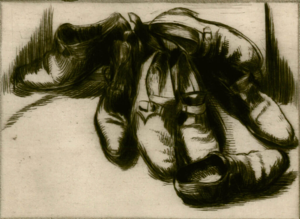 Francis Spear - Discarded shoes