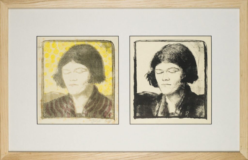 Francis Spear - Girl with Eye's Shut 1925