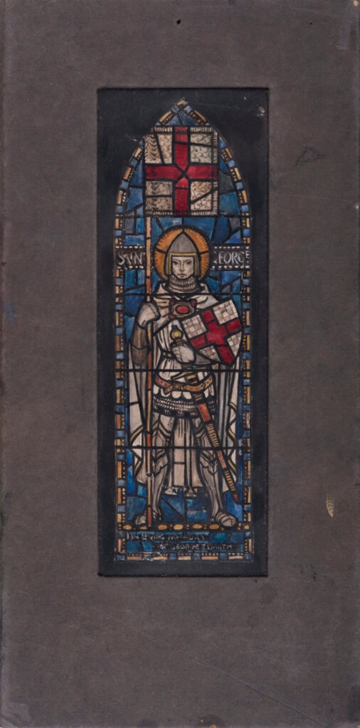 Francis Spear - Saint George; design for stain glass window