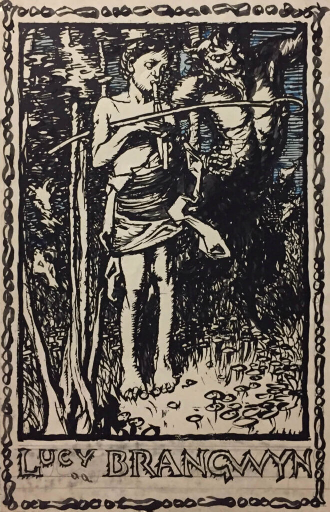 Frank Brangwyn - Book plate for Brangwyn's Wife