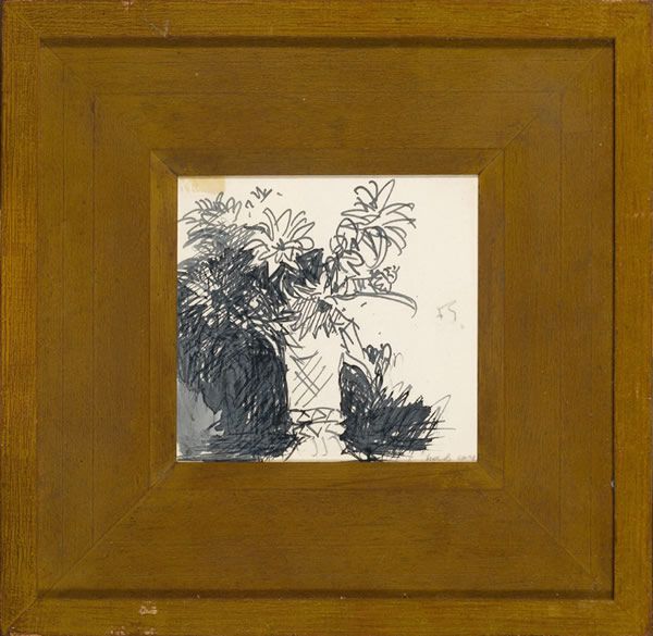 Frank Brangwyn - Chrysanthumum in a vase