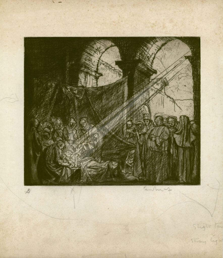 Frank Brangwyn - Death of St Milburga