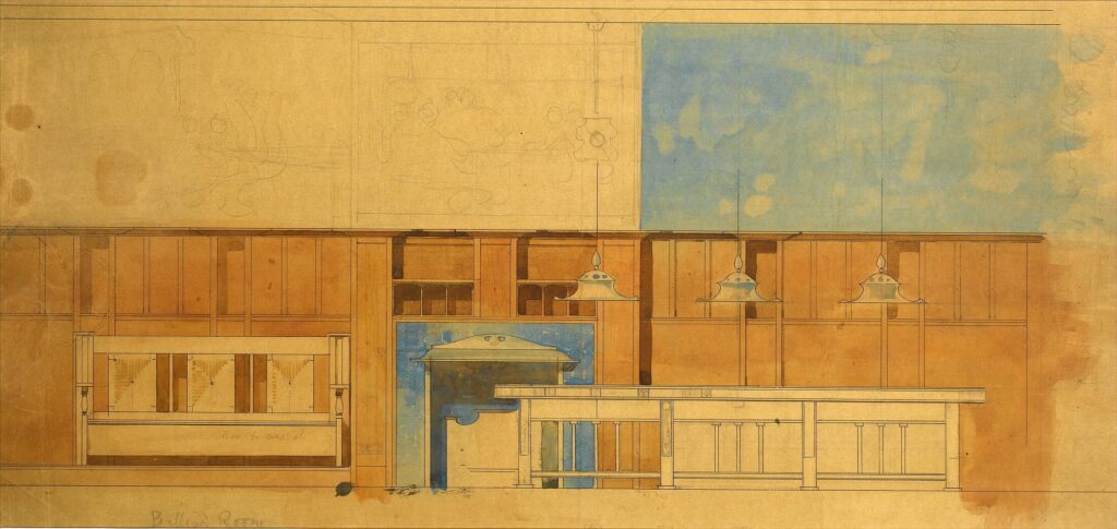 Frank Brangwyn - Design for Thurstons for a Billiard Table