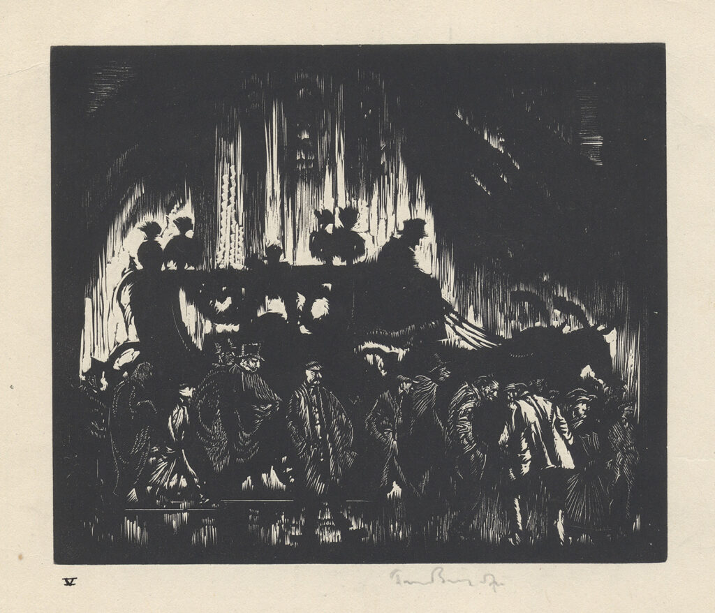 Frank Brangwyn - Funeral Procession (V-3601)