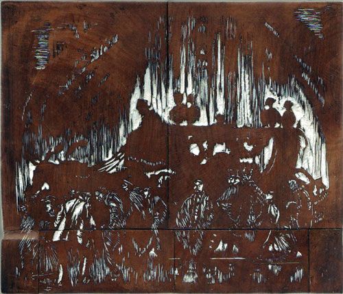 Frank Brangwyn - Funeral Procession (nocturn)