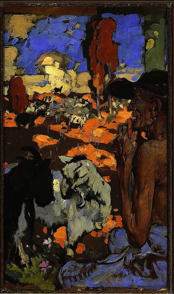Frank Brangwyn - Goatherd