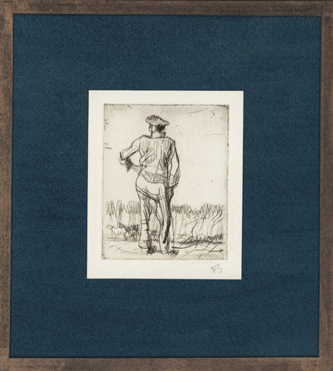 Frank Brangwyn - Illustration for L'Ombre de la Croix - Shepherd