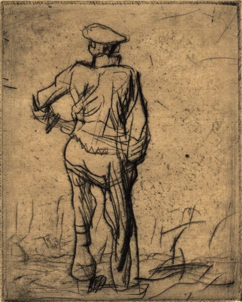 Frank Brangwyn - L'Ombre de la Croix - Planche c 1931