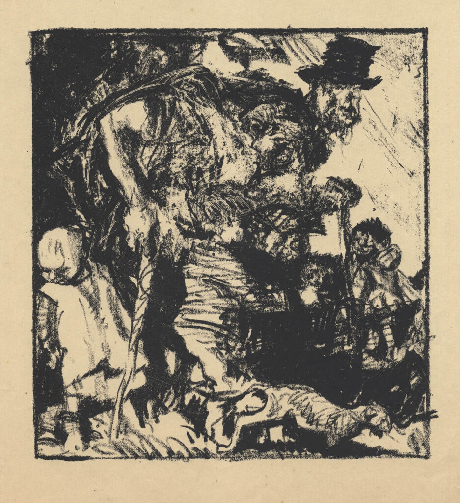 Frank Brangwyn - Old Man with Children