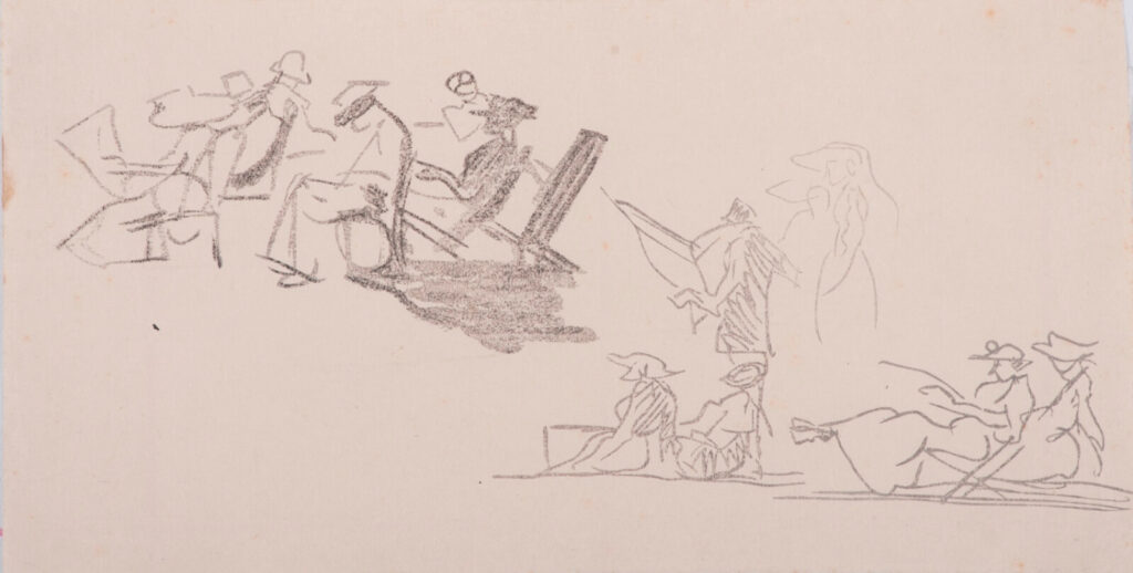 Frank Brangwyn - On the Terrace at La Popie