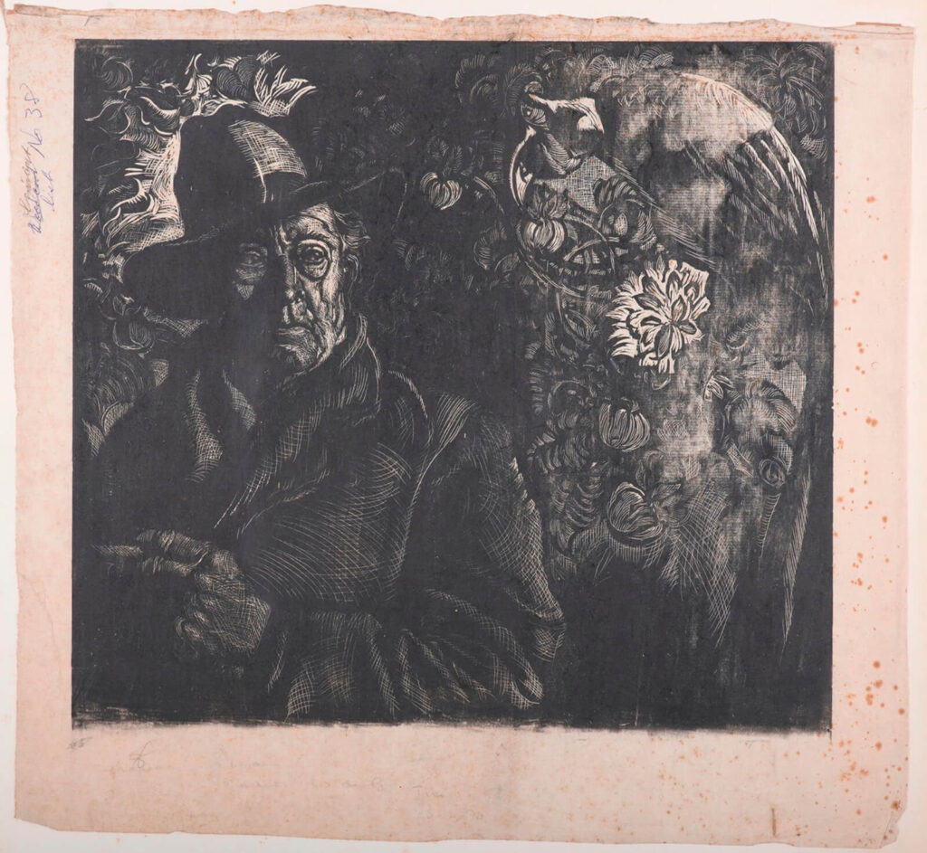 Frank Brangwyn - Portrait of Count Albert de Belleroche