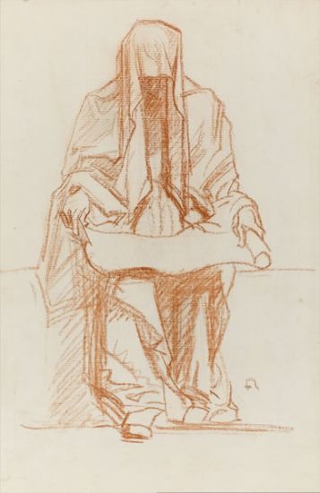 Frank Brangwyn - Reading the Torah