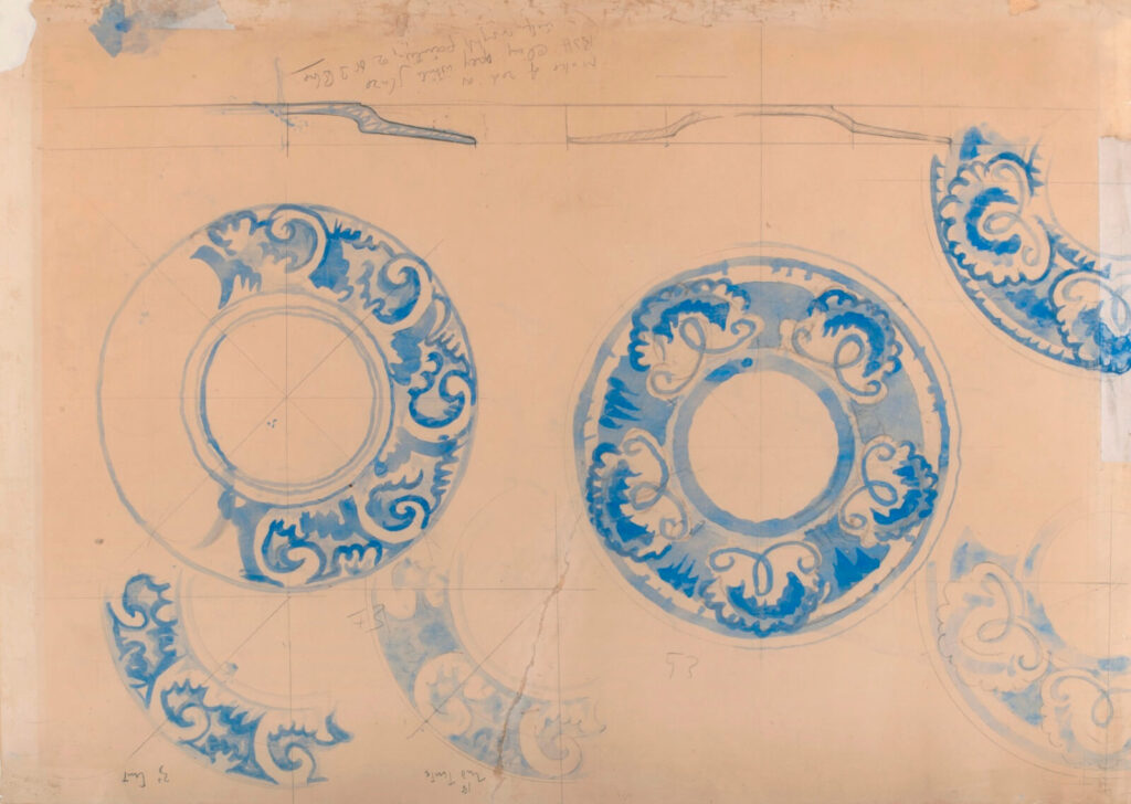 Frank Brangwyn - Sheet of plate designs