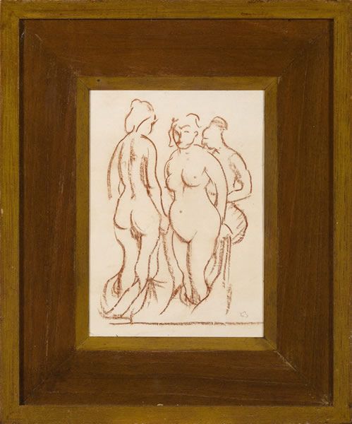 Frank Brangwyn - Study of Three Nude Women & The Prodigal Son