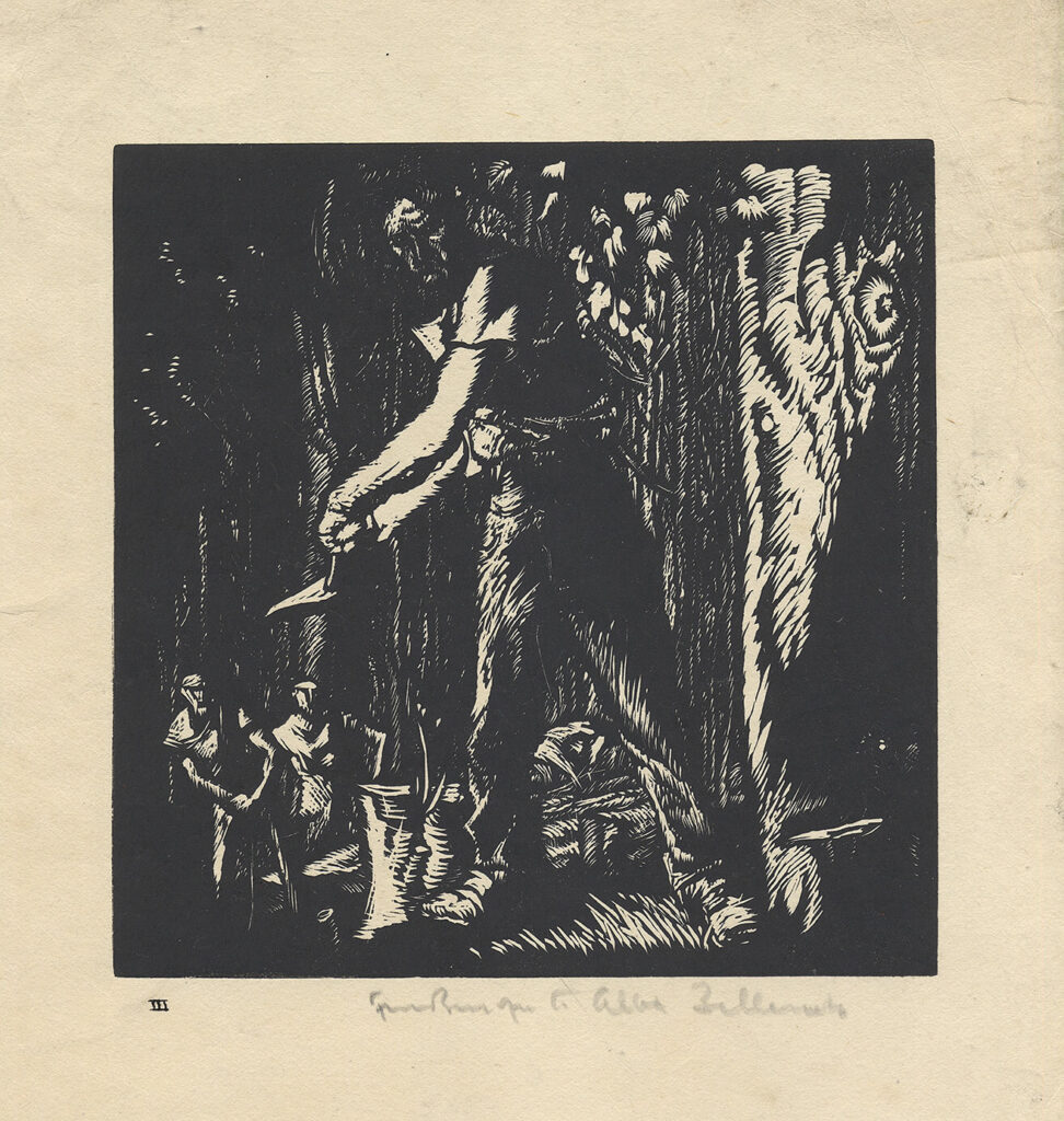 Frank Brangwyn - The Woodcutter (V-1487)