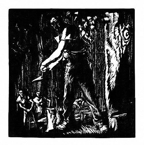 Frank Brangwyn - Woodcutter