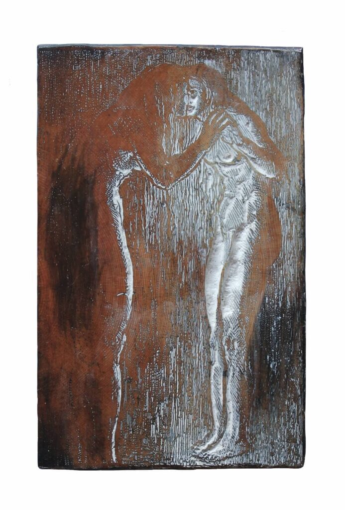 Frederick Carter - Two models - Mirror image