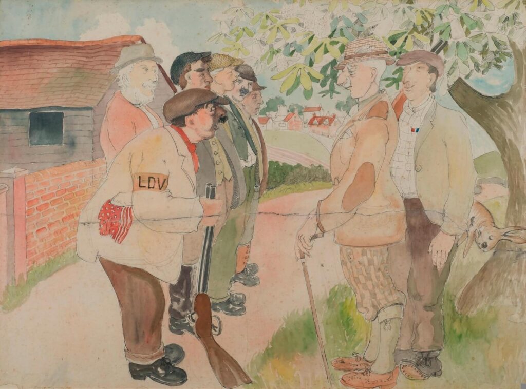 Gilbert Spencer - Shoeing 'Orses