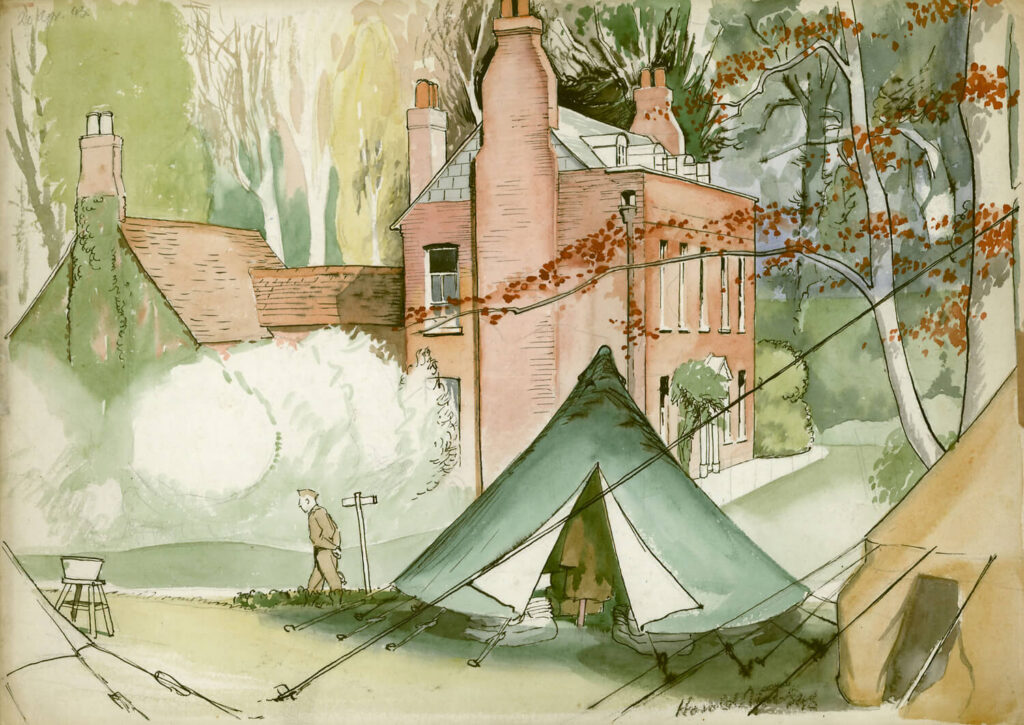 Harold Yates - Army Billet