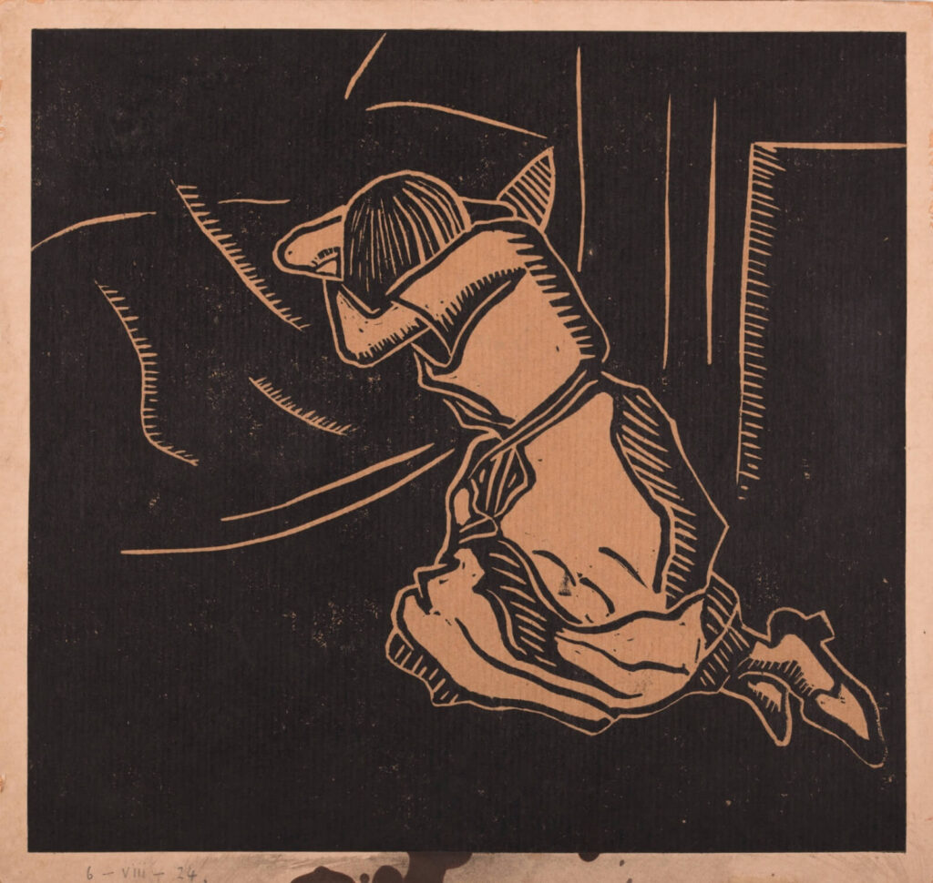 Harry Epworth Allen - Study of the artist's future wife