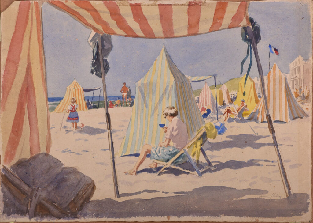 Henry Arthur Riley - Beach tents