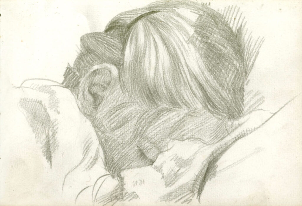 Hubert Arthur Finney - Girl sleeping