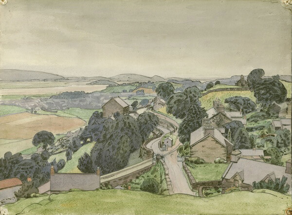 Hubert Arthur Finney - Landscape in North Wales