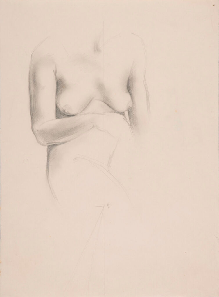 Hubert Arthur Finney - Nude Study