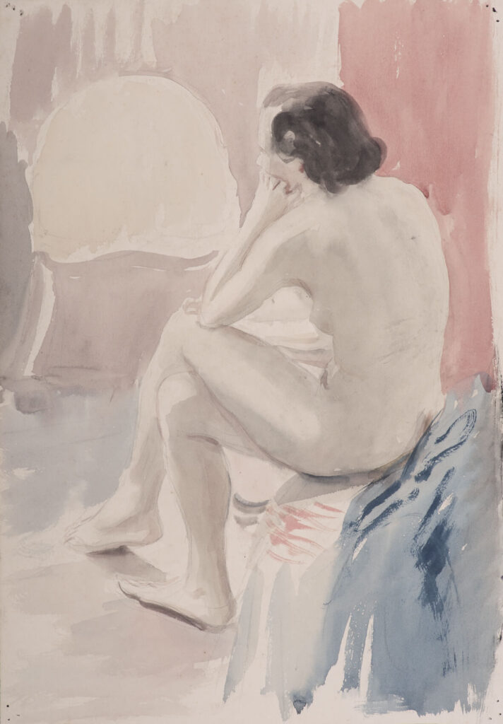 Hubert Arthur Finney - Nude in Studio