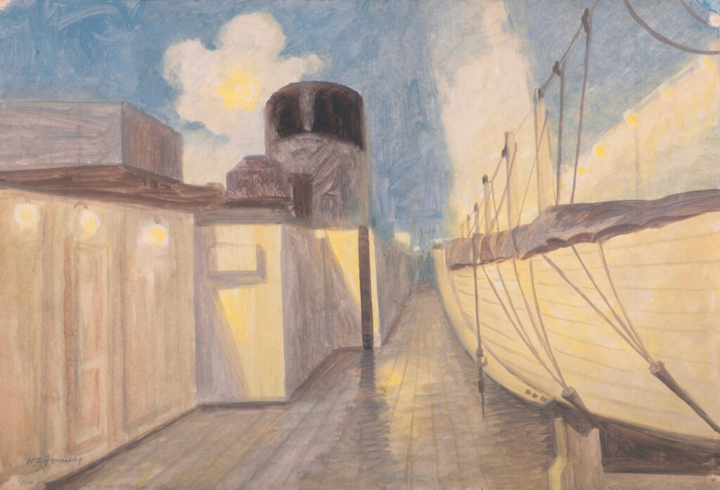 Hubert Arthur Finney - On the Boat to the Hook of Holland