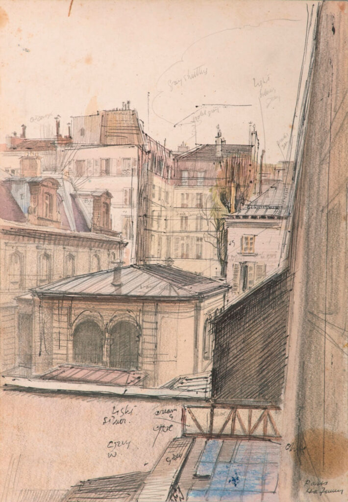 Hubert Arthur Finney - Paris Rooftops