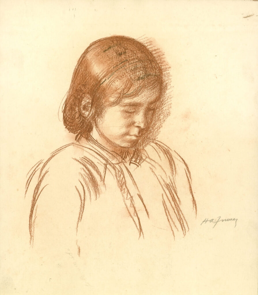 Hubert Arthur Finney - Portrait of a Young Woman