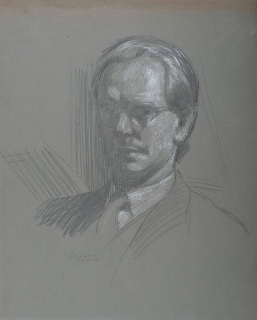 Hubert Arthur Finney - Self-portrait