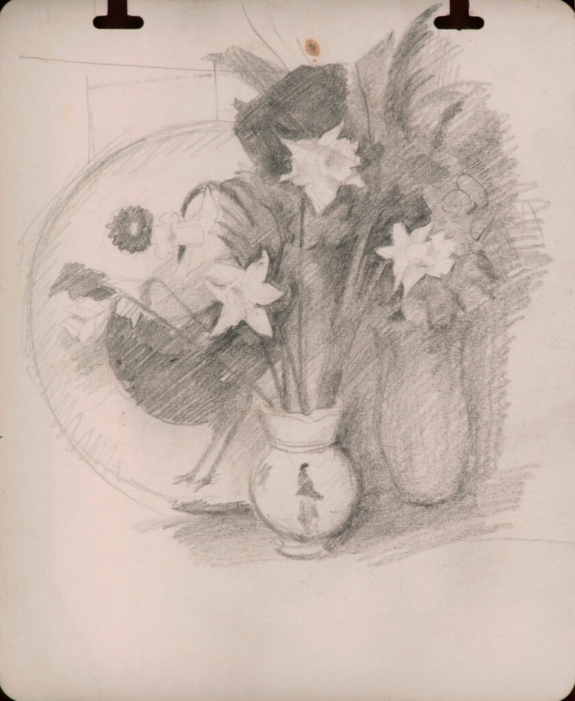 Hubert Arthur Finney - Still Life with Flowers