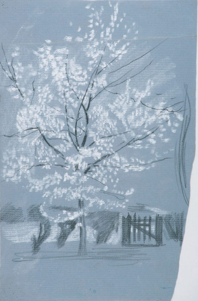 Hubert Arthur Finney - Tree in Garden